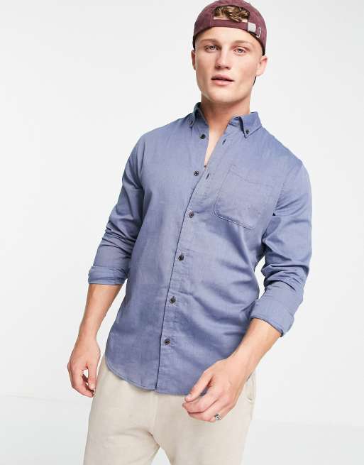 Jack & Jones - Camicia a maniche lunghe azzurra