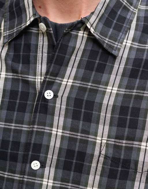 Jack & Jones camicia a quadri nera, 5 di 7