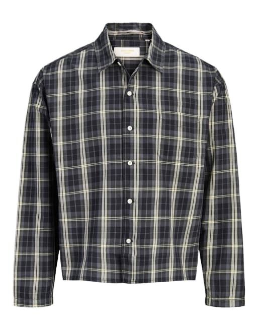 Jack & Jones camicia a quadri nera, 7 di 7