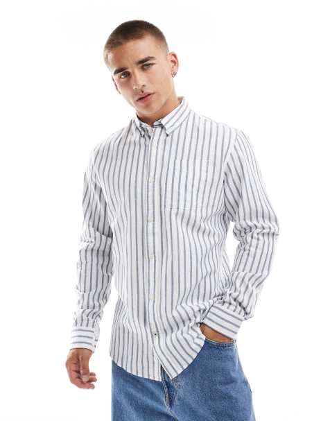 Jack & Jones - Camicia blu a righe - view 1
