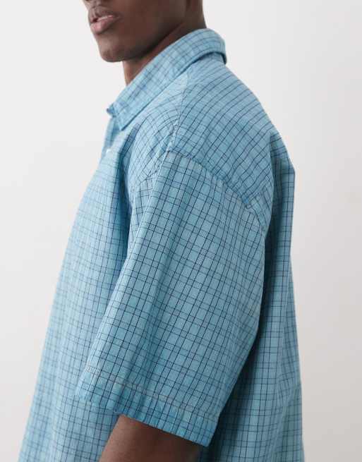Jack & Jones - Camicia blu sovratinta a quadri, 5 di 5