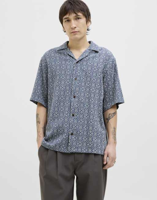 Jack & Jones - Camicia color mare di Bering