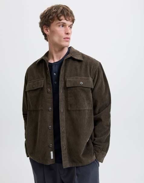 Jack & Jones - Camicia giacca color oliva nera - view 1