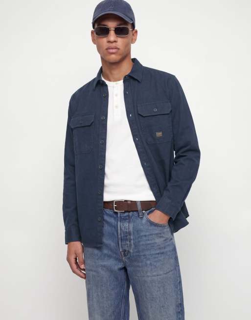 Jack & Jones camicia giacca in blu insignia, 4 di 6