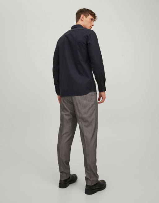 Jack & Jones - Camicia nera a maniche lunghe, 2 di 4