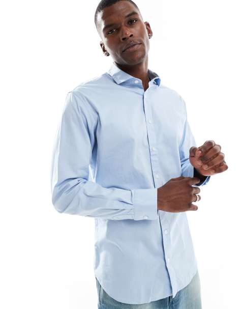 Jack & Jones - Camicia slim blu - view 1