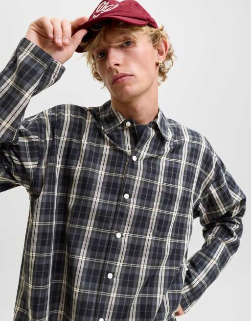 Jack & Jones camisa a cuadros negra, 6 de 7