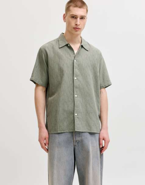 Jack & Jones - Camisa resort verde vetiver - view 1