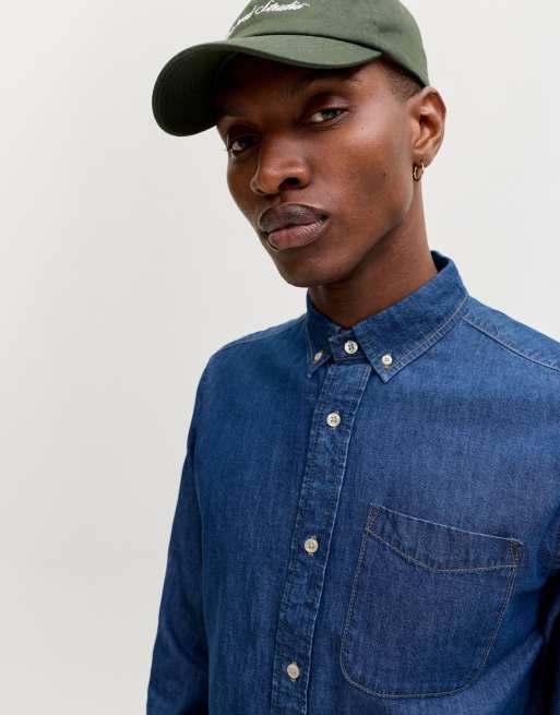 Jack & Jones camisa vaquera azul, 6 de 7