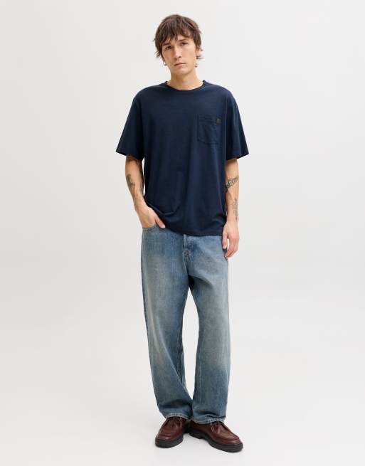 Jack & Jones camiseta en azul marino, 3 de 7