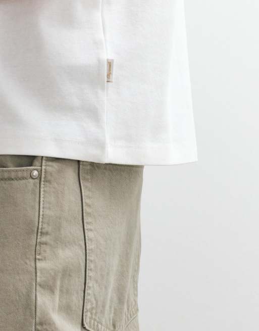 Jack & Jones - camiseta ringer regular en blanco y azul, 3 de 5