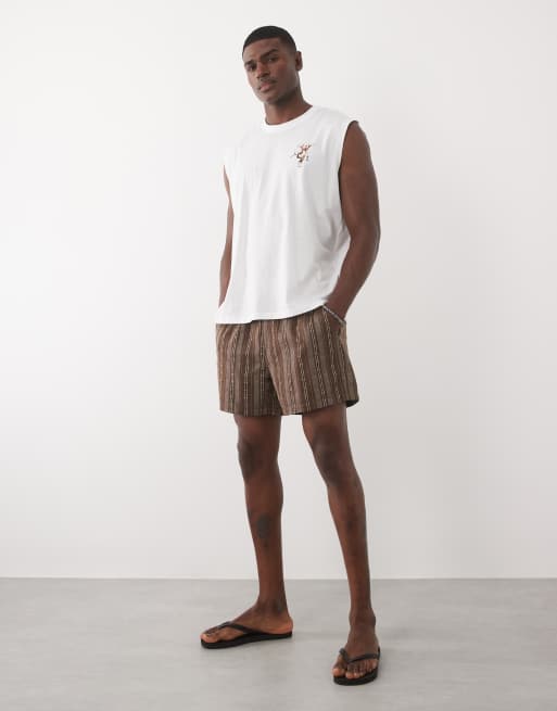 Jack & Jones - Canotta oversize bianca con stampa di fiori sul retro, 2 di 9