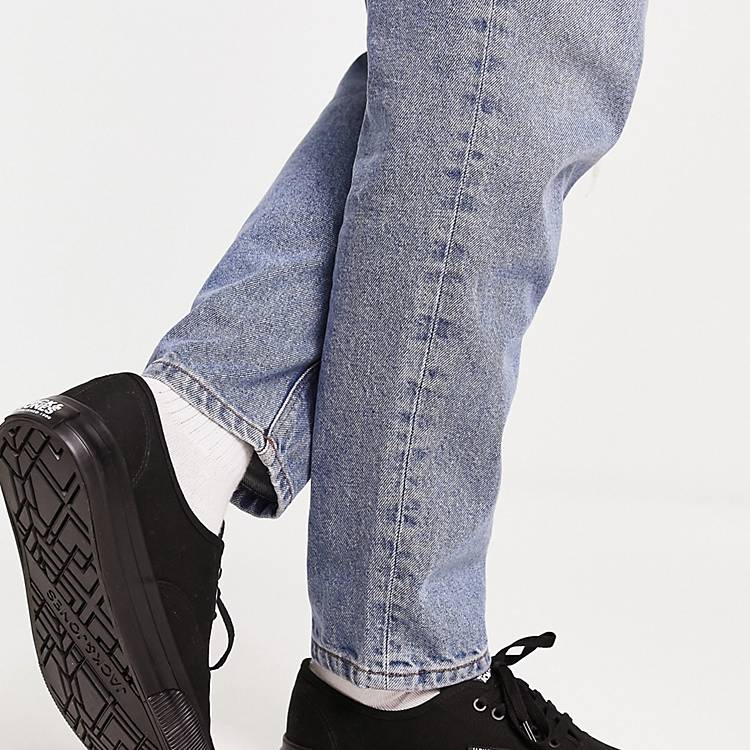 & canvas sneakers in all black | ASOS