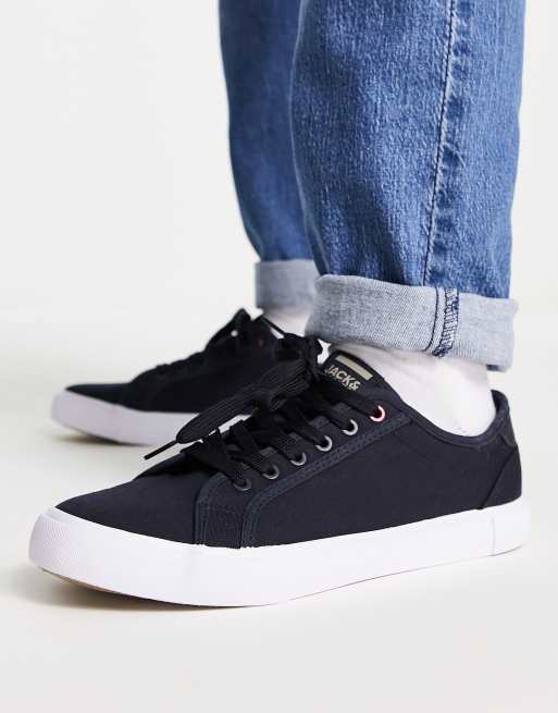 Zapatillas sneaker de hombre JACK & JONES jfwwhitsler canvas combo