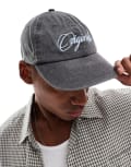 [Jack & Jones] Jack & Jones cap in washed black with logo One Size Black