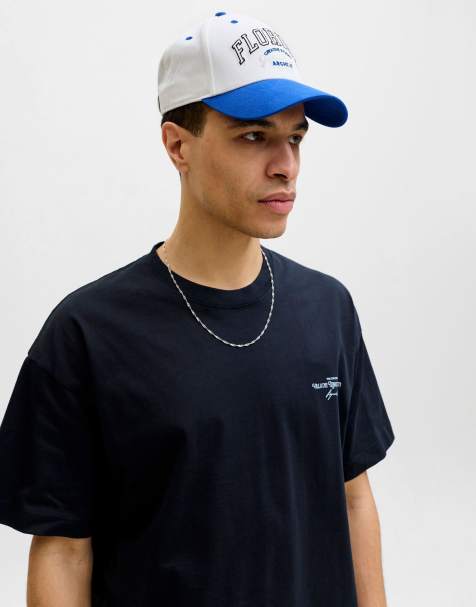 Jack & Jones cappellino a 5 pannelli in bianco antico - view 1
