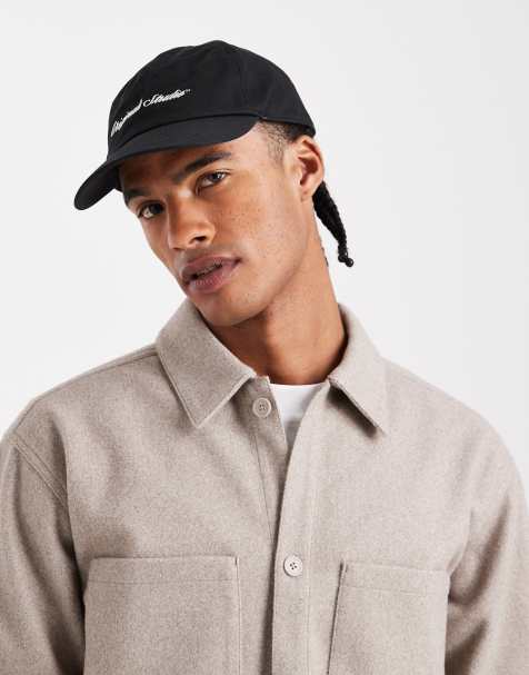 Jack & Jones - Cappellino nero con scritta "Originals Studio" ricamata - view 1
