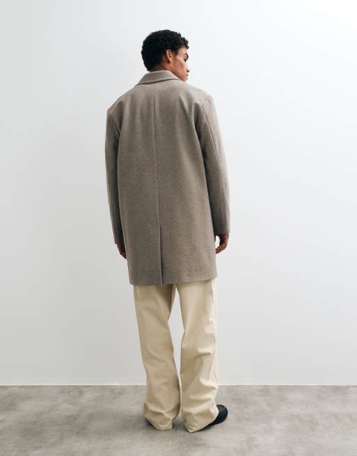 Jack & Jones car coat in beige, 2 of 5