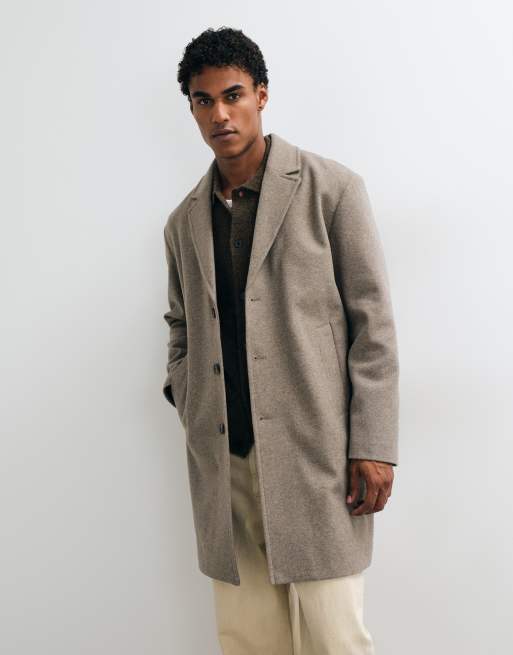 Jack & Jones car coat in beige, 3 of 5
