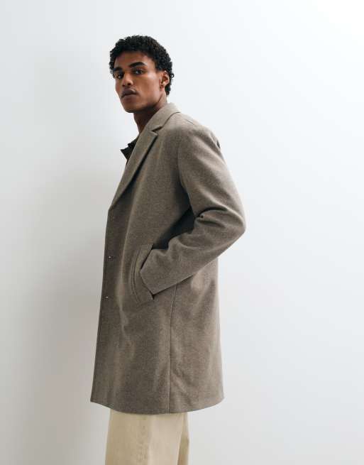 Jack & Jones car coat in beige, 5 of 5