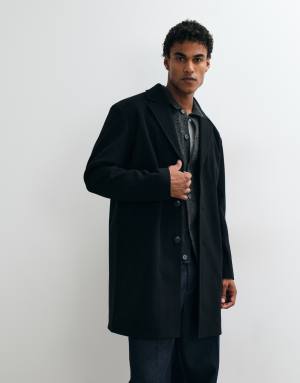 Jack & Jones car coat in black