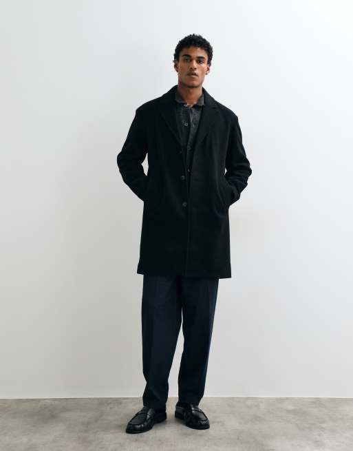 Jack & Jones car coat in black, 2 of 5