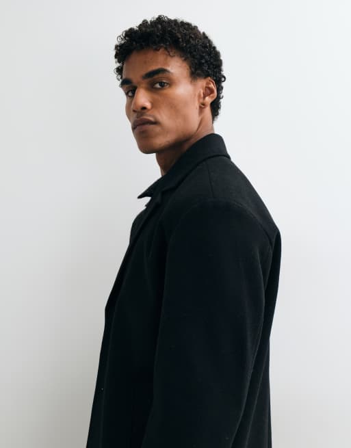 Jack & Jones car coat in black, 3 of 5