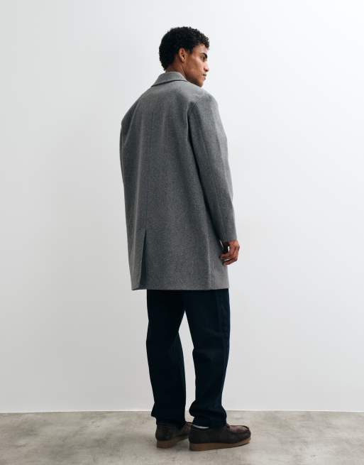 Jack & Jones car coat in dark grey, 2 of 5