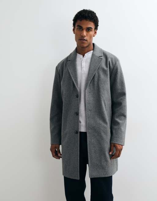 Jack & Jones car coat in dark grey, 3 of 5