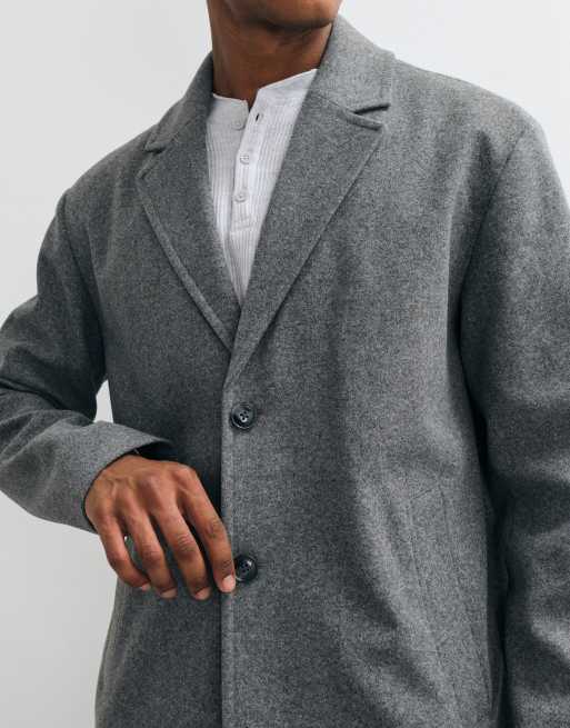 Jack & Jones car coat in dark grey, 4 of 5
