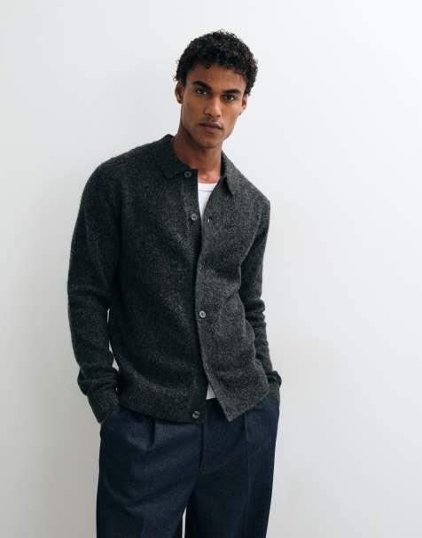 Jack & Jones Cardigan mit Knopfleiste in Grau - view 1