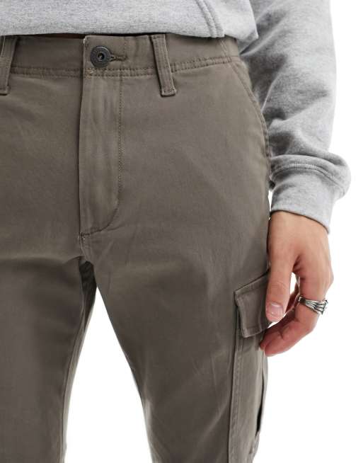 Jack & Jones JPSTACE JJTUCKER AMA NOOS - Pantaloni Cargo - Olive Night Ja222e12z N11