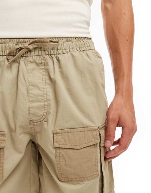 Jack & Jones – Cargo-Shorts in Beige aus Ripstop, 4 von 5