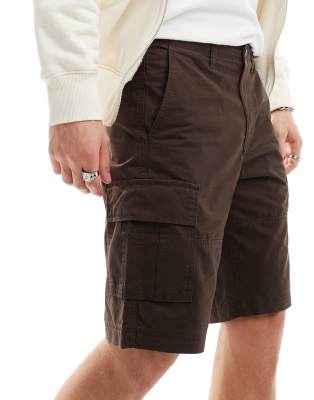 Jack & Jones Cargo Shorts In Brown