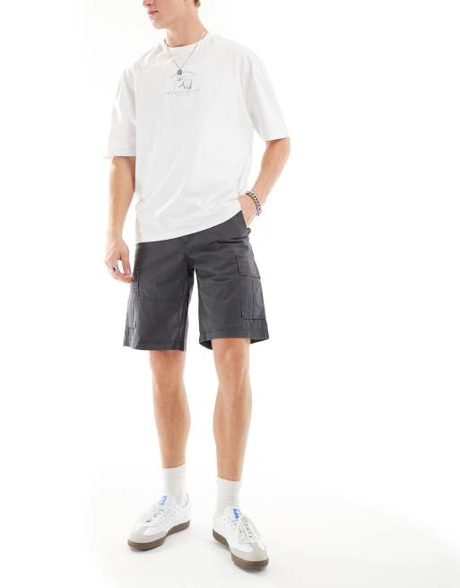 Jack & Jones cargo shorts in dark gray