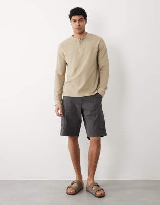 Jack & Jones Herren Cargo Shorts Grau Gr. Klein - Bild 3