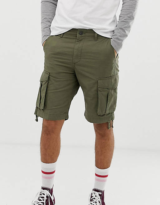 Jack & Jones cargo shorts in khaki | ASOS