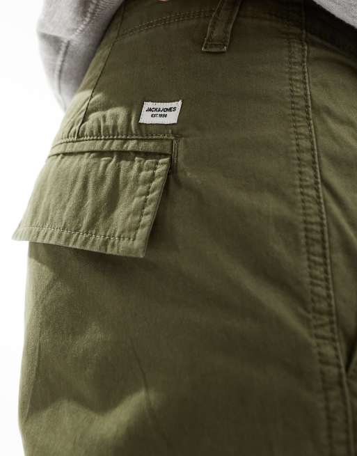 Jack & Jones cargo shorts in khaki, 3 of 5