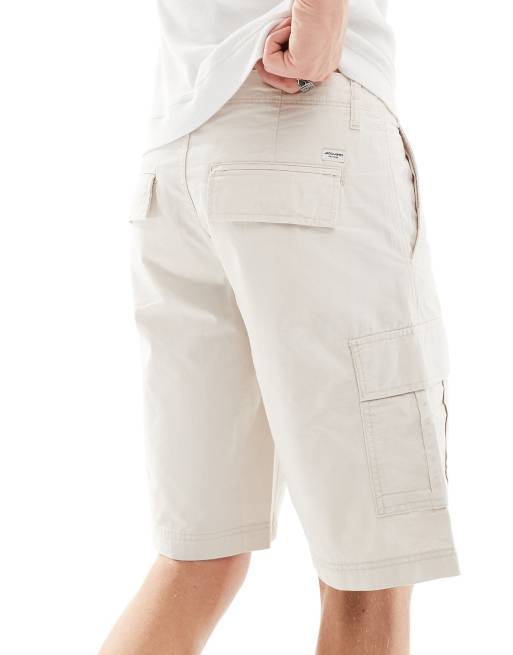 Jack Jones cargo shorts in light gray