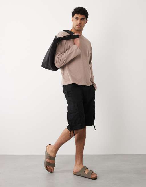 Jack & Jones – Cargo-Shorts in Schwarz , 2 von 5