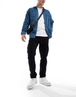 Jack & Jones Jack & Jones cargo slim fit in black
