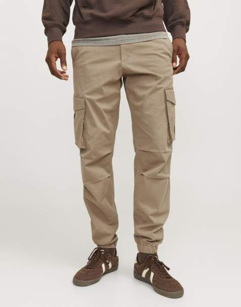 Jack & Jones Cargo trousers in elmwood - view 1