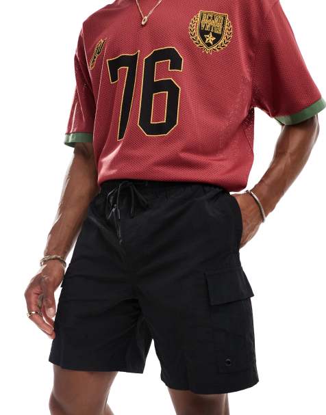 Jack & Jones - Cargo-zwemshort in zwart - view 1