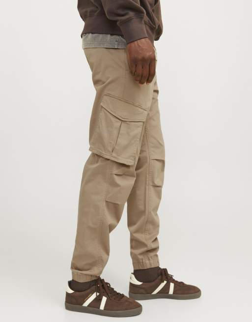 Jack & Jones cargobyxor i elmwood, 5 av 7