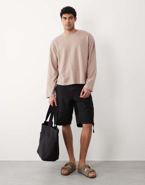 Jack & Jones - Cargoshort in zwart - view 1