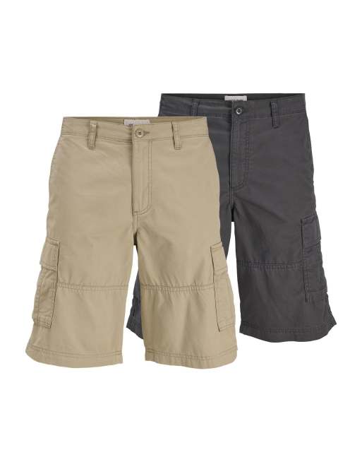 Jack & Jones – Cargoshorts in Crockery-Braun