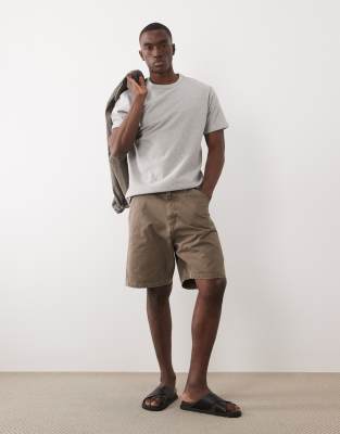 Carpenter-Jeansshorts in Braun Braun L