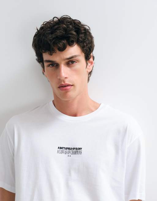 Jack & Jones – Champions – Vit t-shirt med tryck baktill, 5 av 5
