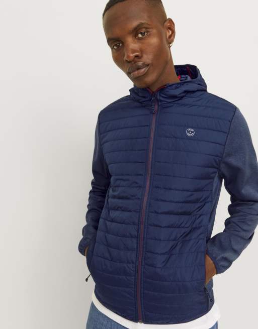 Jack & Jones - chaqueta híbrida azul marino estilo blazer, 6 de 7