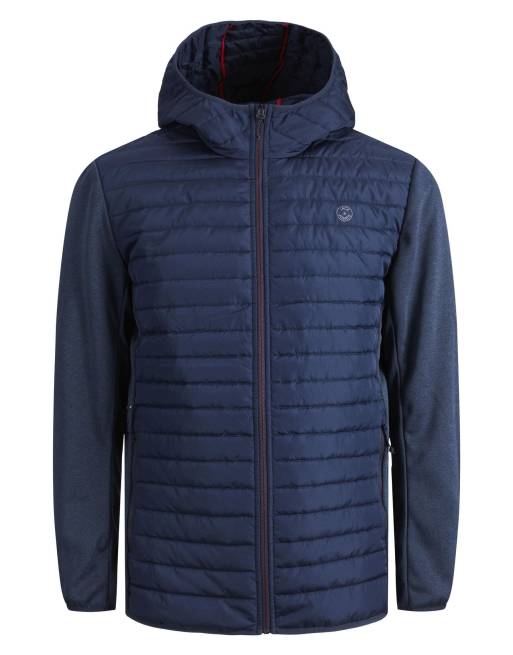 Jack & Jones - chaqueta híbrida azul marino estilo blazer, 7 de 7